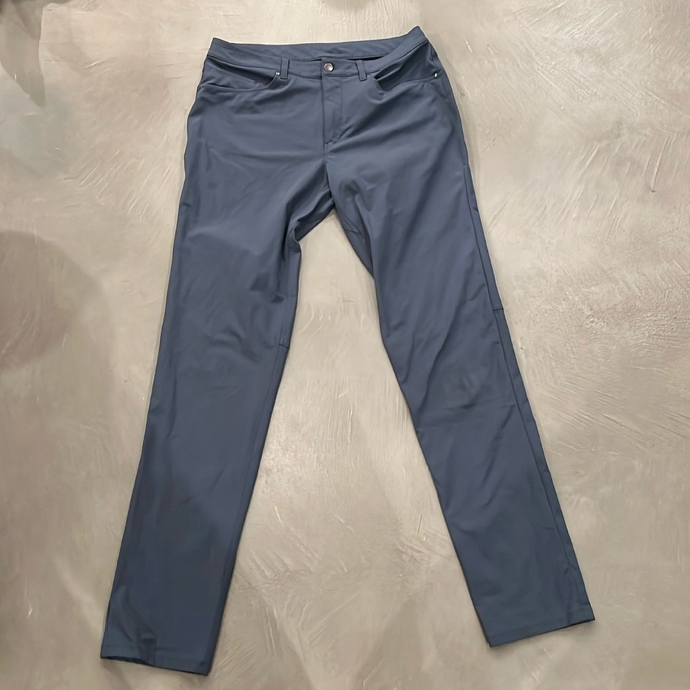 LULULEMON ABC PANTS | iron blue